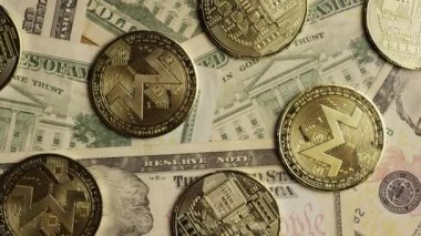 Bitcoins dijital cryptocurrency dönen çekim-Bitcoin monero