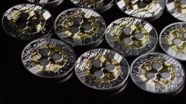 Bitcoins dijital cryptocurrency dönen çekim