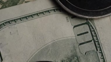 Bitcoins dijital cryptocurrency dönen çekim