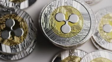 Bitcoins dijital cryptocurrency dönen çekim