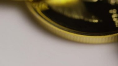 Titan Bitcoins dijital cryptocurrency dönen çekim
