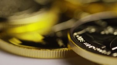 Titan Bitcoins dijital cryptocurrency dönen çekim