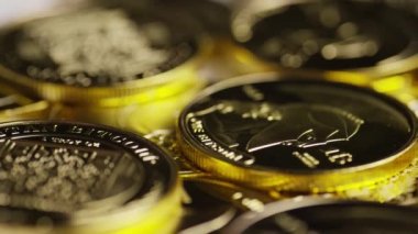 Titan Bitcoins dijital cryptocurrency dönen çekim