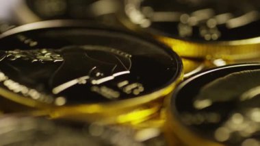 Titan Bitcoins dijital cryptocurrency dönen çekim