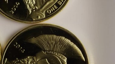 Titan Bitcoins dijital cryptocurrency dönen çekim