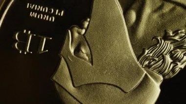 Titan Bitcoins dijital cryptocurrency dönen çekim