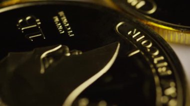 Titan Bitcoins dijital cryptocurrency dönen çekim