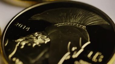 Titan Bitcoins dijital cryptocurrency dönen çekim