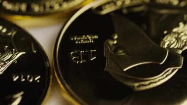 Titan Bitcoins dijital cryptocurrency dönen çekim