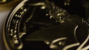 Titan Bitcoins dijital cryptocurrency dönen çekim
