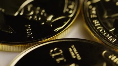 Titan Bitcoins dijital cryptocurrency dönen çekim