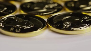 Titan Bitcoins dijital cryptocurrency dönen çekim