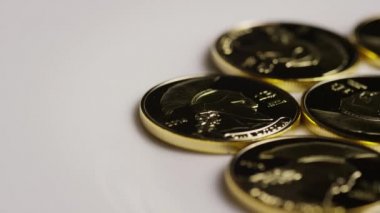 Titan Bitcoins dijital cryptocurrency dönen çekim