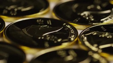 Titan Bitcoins dijital cryptocurrency dönen çekim