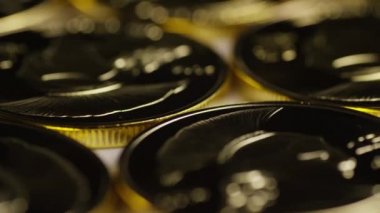 Titan Bitcoins dijital cryptocurrency dönen çekim