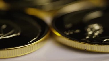 Titan Bitcoins dijital cryptocurrency dönen çekim
