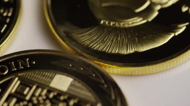 Titan Bitcoins dijital cryptocurrency dönen çekim