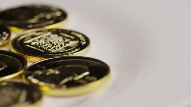 Titan Bitcoins dijital cryptocurrency dönen çekim