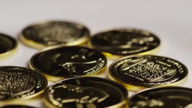 Titan Bitcoins dijital cryptocurrency dönen çekim