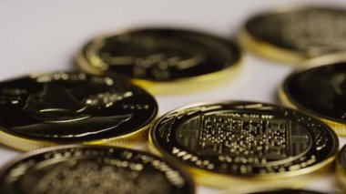 Titan Bitcoins dijital cryptocurrency dönen çekim