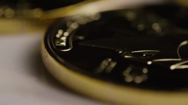 Titan Bitcoins dijital cryptocurrency dönen çekim