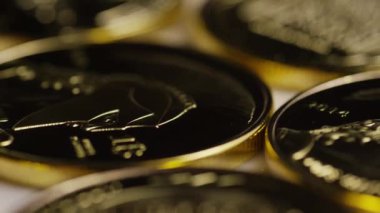 Titan Bitcoins dijital cryptocurrency dönen çekim