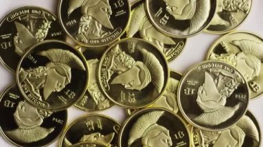 Titan Bitcoins dijital cryptocurrency dönen çekim