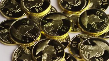 Titan Bitcoins dijital cryptocurrency dönen çekim