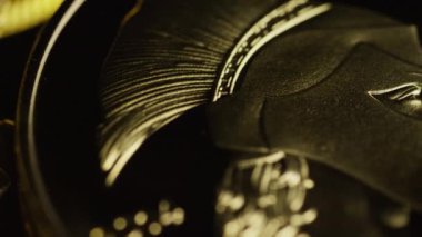 Titan Bitcoins dijital cryptocurrency dönen çekim