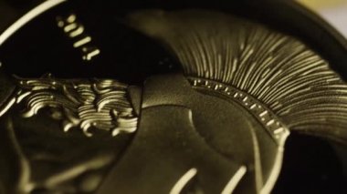 Titan Bitcoins dijital cryptocurrency dönen çekim