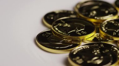 Titan Bitcoins dijital cryptocurrency dönen çekim