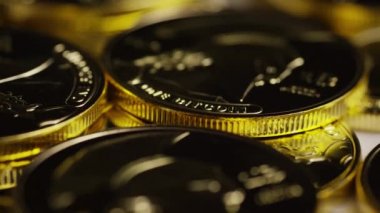 Titan Bitcoins dijital cryptocurrency dönen çekim