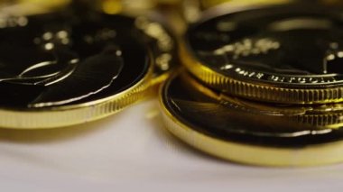 Titan Bitcoins dijital cryptocurrency dönen çekim