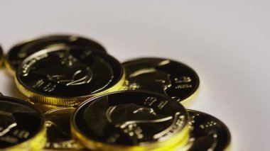 Titan Bitcoins dijital cryptocurrency dönen çekim