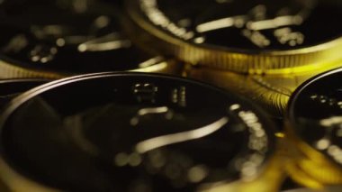 Titan Bitcoins dijital cryptocurrency dönen çekim