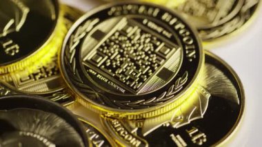 Titan Bitcoins dijital cryptocurrency dönen çekim