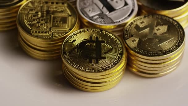 Tournant coup de Bitcoins crypto-monnaie numérique - BITCOIN MIXED — Video