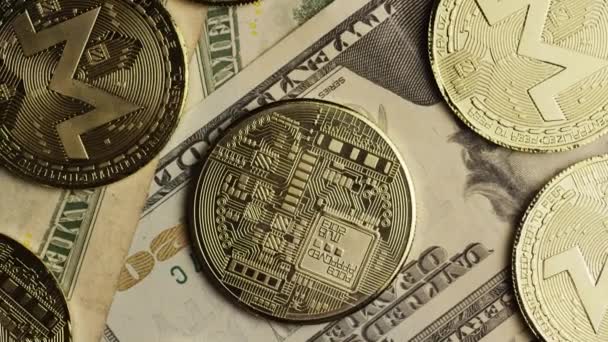 Tournant coup de Bitcoins crypto-monnaie numérique - BITCOIN MONERO — Video