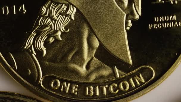 Tournant coup de Titan Bitcoins crypto-monnaie numérique — Video