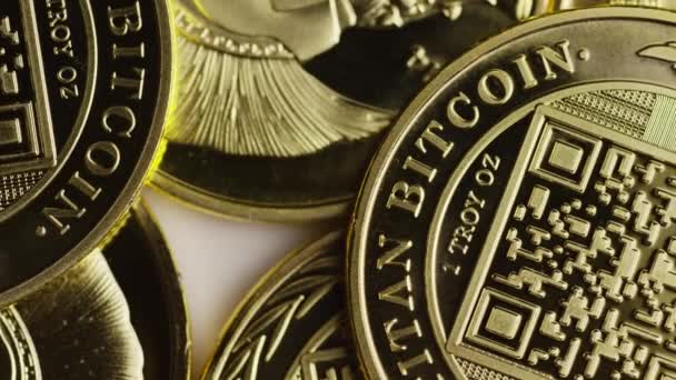 Tournant coup de Titan Bitcoins crypto-monnaie numérique — Video