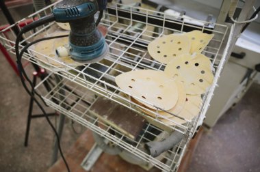 Ahşap için orbital zımpara için daireler