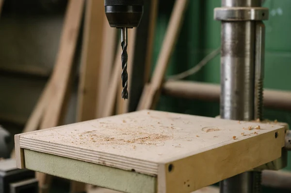 기계는 사람들 가까이에 Equipment Tools Carpentry Workshop Profession Carpentry Woodwork — 스톡 사진