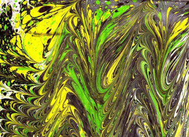 desen arka plan dökme ebru renkli akrilik mermer.