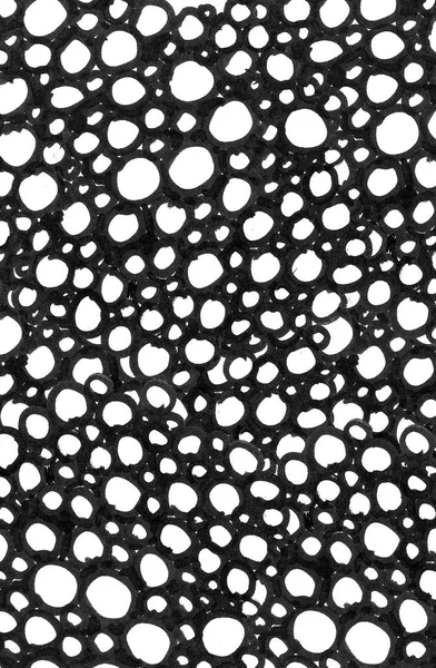 Modello di texture cerchio disegnato a mano. Eleganti scarabocchi monocromatici. Design grafico moderno. Stampa piastrellabile creativa Hipster . — Foto Stock