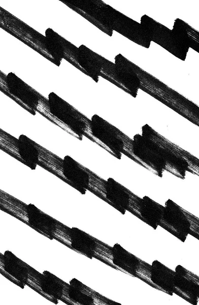 Hand drawn striped pattern. textured illustration. — Stock Photo, Image