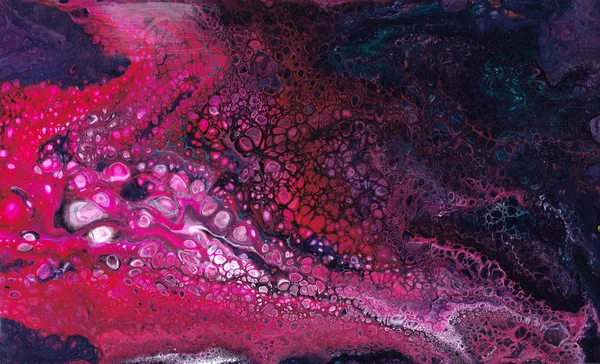 Abstract art acrylic pour picture photo. Good for background texture surface print design and your advertisement — Stock Photo, Image