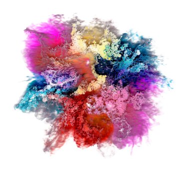 Petri kabına sanat sıvı. Renkli alkol, mürekkep, petri kabına yaşam renkli bakteri.