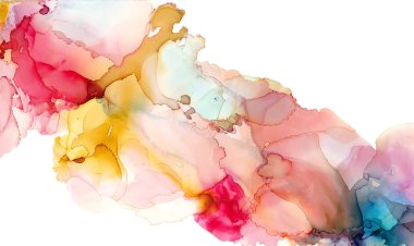 Alcohol ink texture. Fluid ink abstract background. art for design clipart