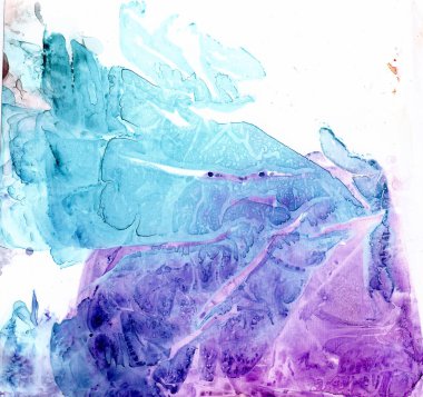 Alcohol ink sea texture. Fluid ink abstract background. art for design clipart