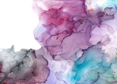 Alkol mürekkep deniz doku. Sıvı mürekkep arka plan. sanat tasarım